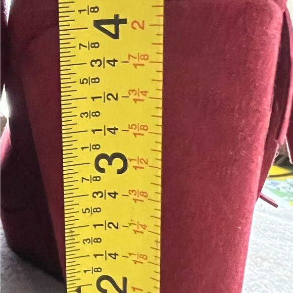 Nature breeze knee high red fringe 5.5 boots - Picture 7 of 11